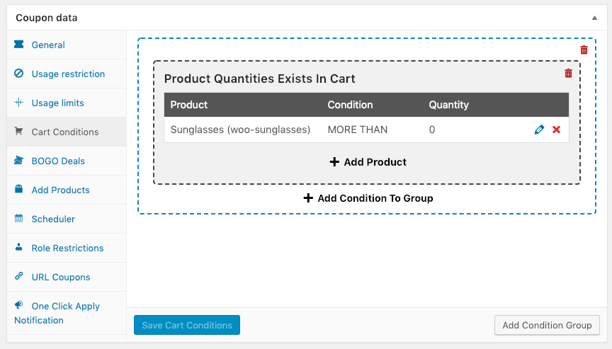 Product Quantities Exists In Cart 