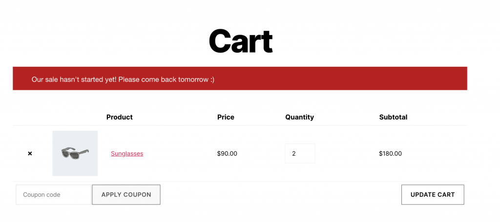 The WooCommerce checkout page.