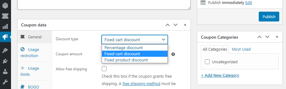 WooCommerce cart discounts