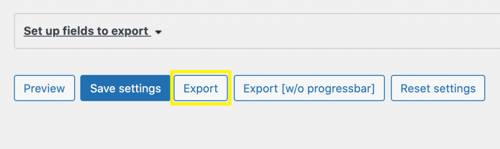 Exporting WooCommerce orders.