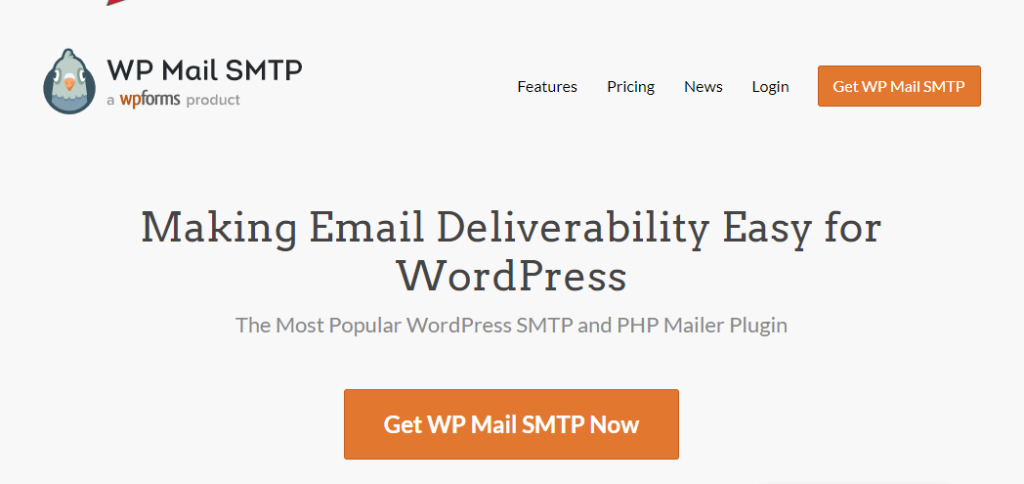 The WP Mail SMTP plugin website.