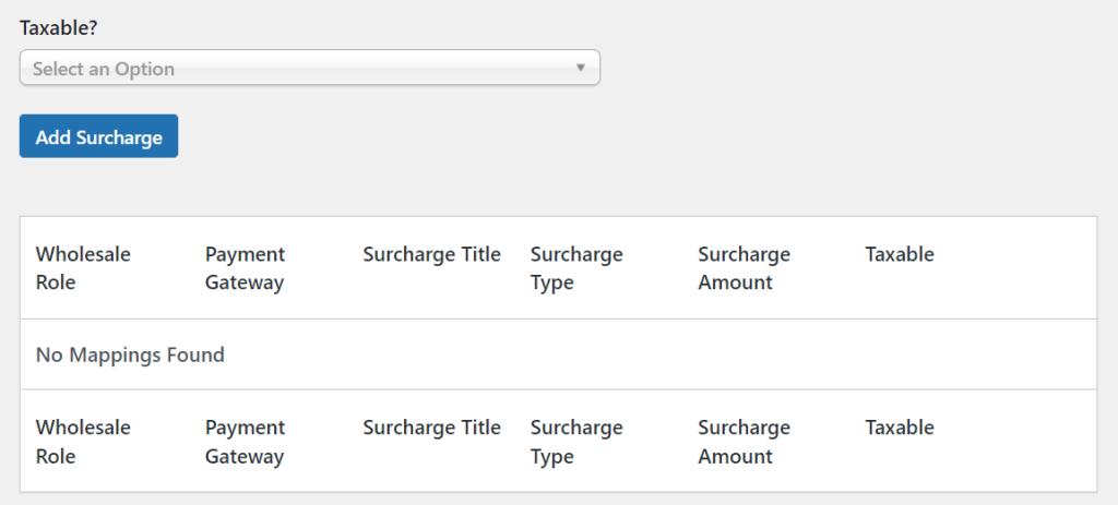 Adding a taxable WooCommerce surcharge