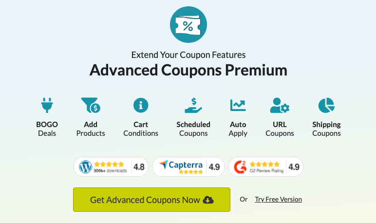 The #1-rated coupon plugin in WooCommerce