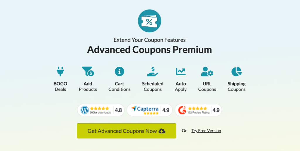 Advanced Coupons Premium lets you set your woocommerce coupon schedules
