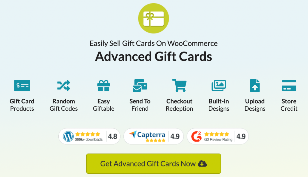 The Advanced Gift Cards extension for Advanced Coupons