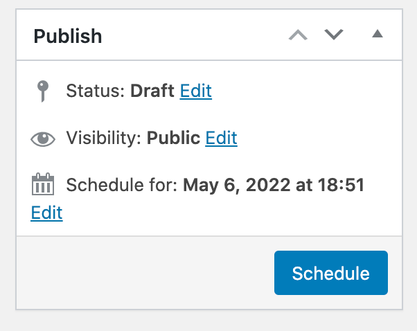 Adjust the date and time for when the coupon goes live via the Publish Feature