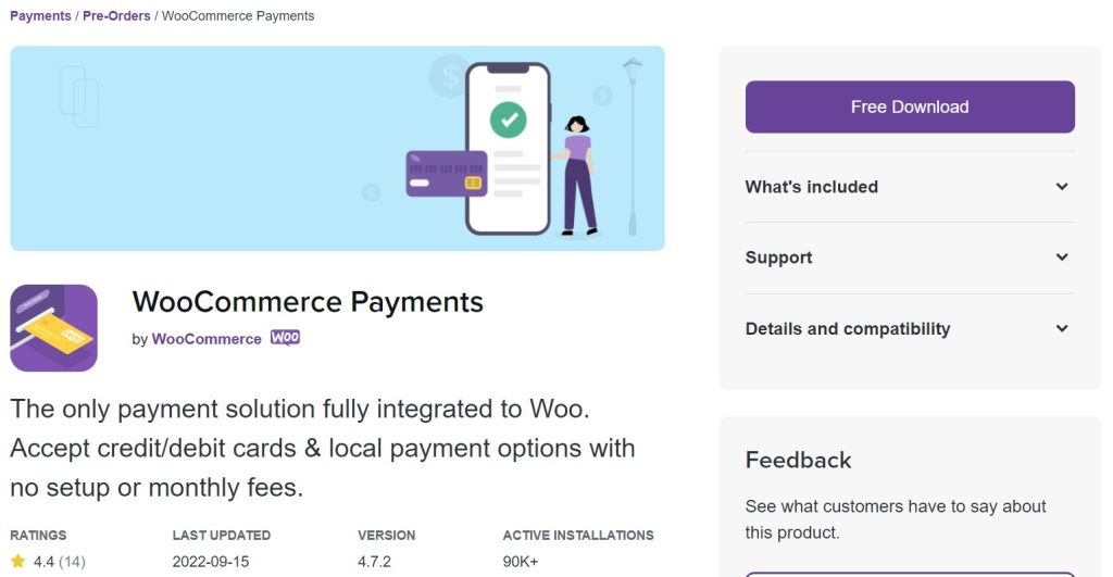 Offering multiple payment options with WooCommerce payments can grease the wheels for first time customers.