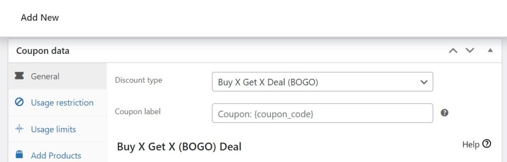 Creating BOGO coupon rules with Advanced Coupons. 