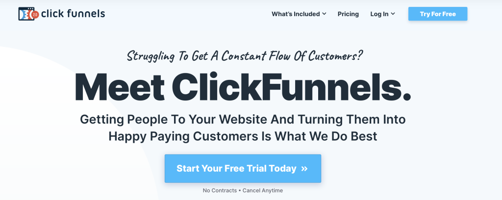 ClickFunnels is a popular yet limited funnel builder