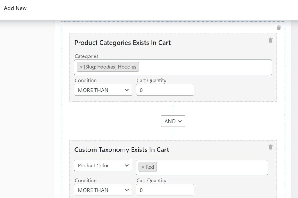 Merge with 'Custom Taxonomy Exists In Cart'