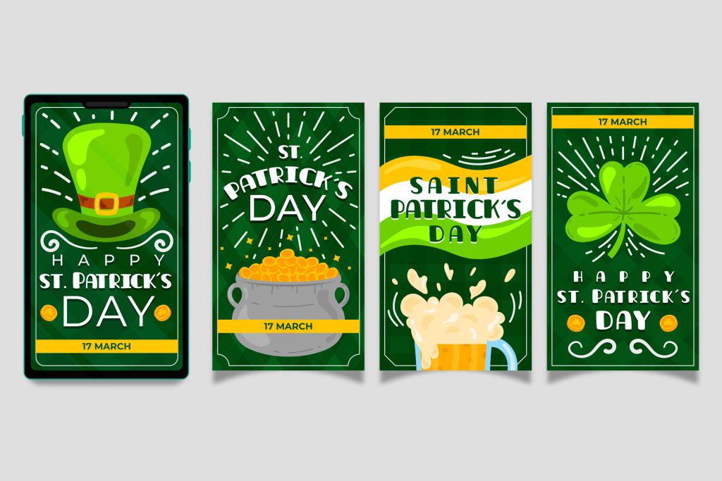 March promotion ideas: St. Patrick's Day Sample posters