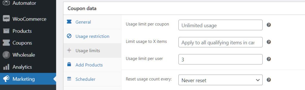 How To Limit Coupon Usage In WooCommerce