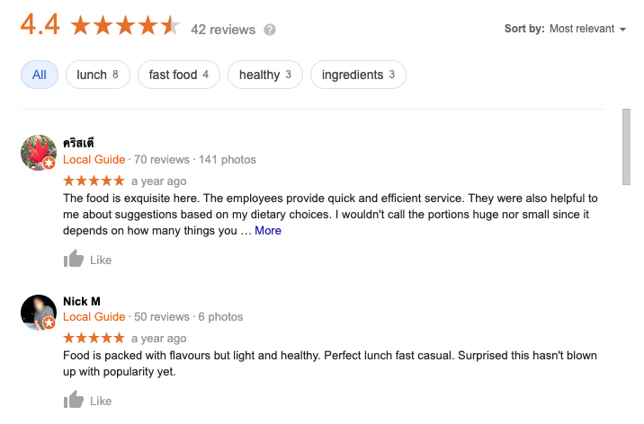 Customer Review Example