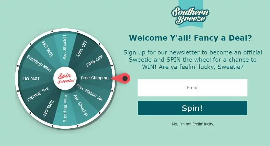 Southern Breeze's Spin The Wheel Strategy 