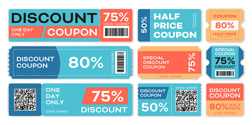 you can use coupons to entice customers into your store