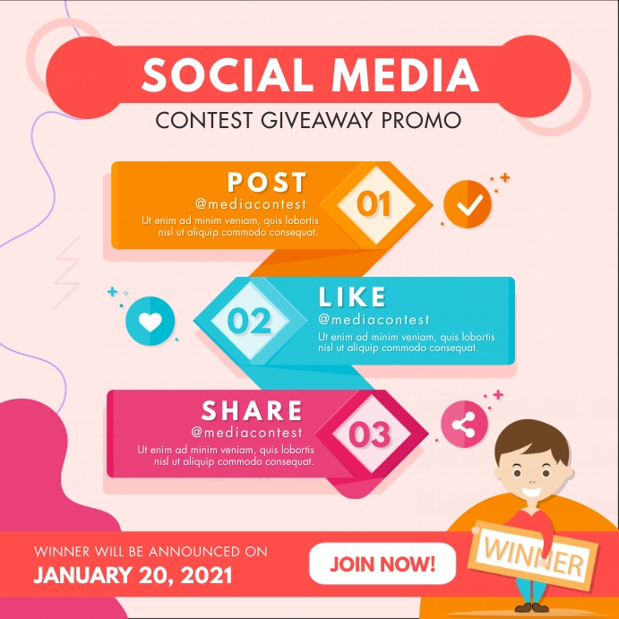Sample: Social Media Contest Giveaway 