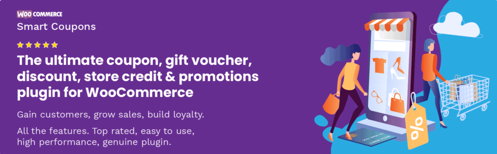 WooCommerce Smart Coupons is a WordPress coupon plugin