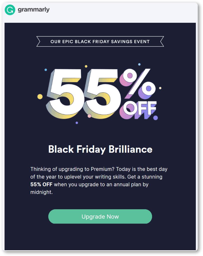 Black Friday Offer Example