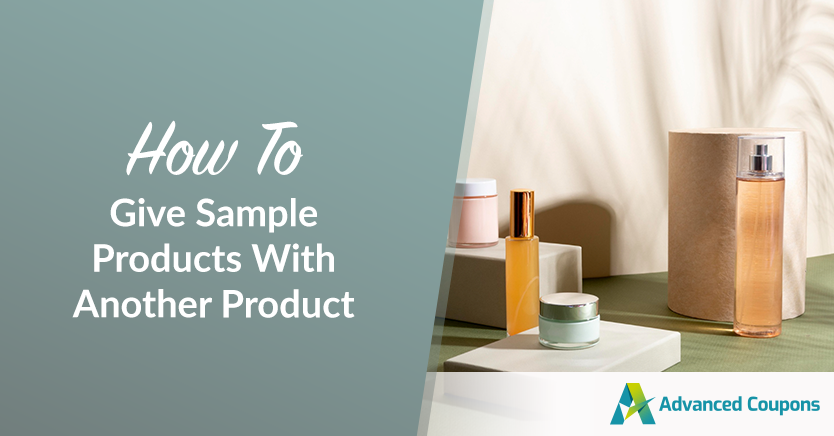 How To Give Sample Products With Another Product