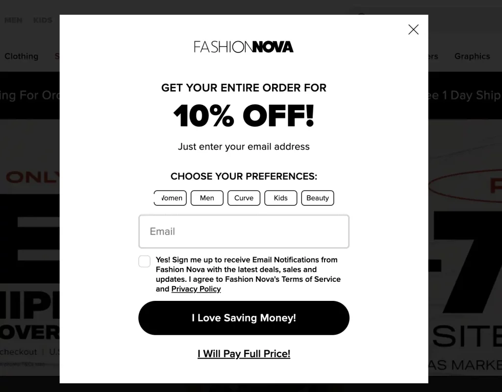 Coupon Example 
