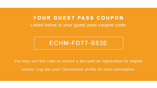 Example: Coupon for guests