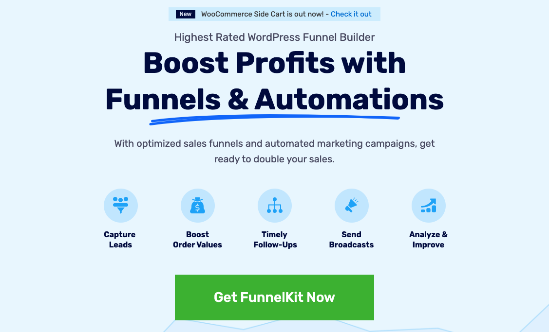 Grow your revenue with automated sales funnels!