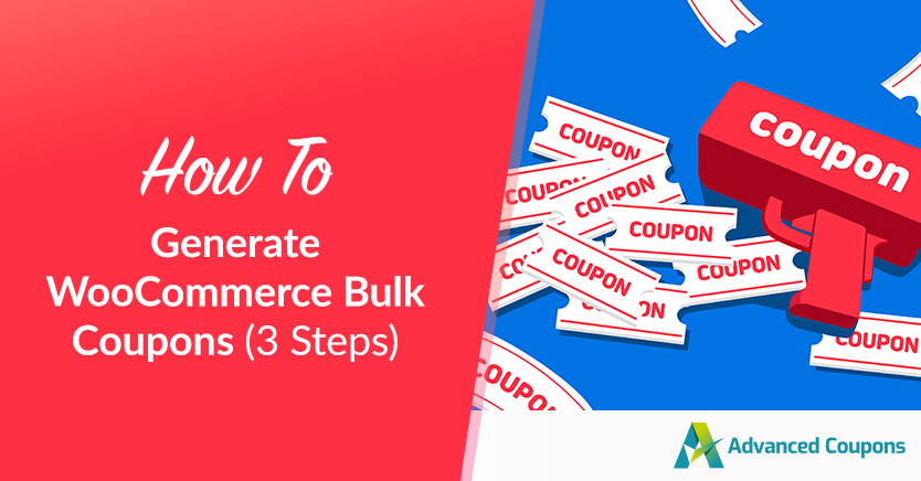 How To Generate WooCommerce Bulk Coupons (3 Steps)
