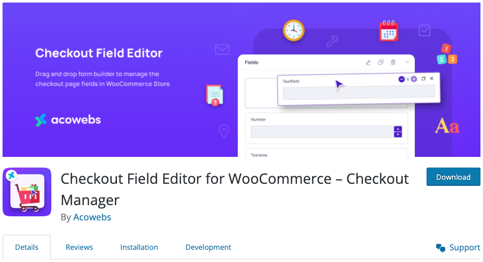 Designed to be the go-to tool for handling checkout page fields in your WooCommerce store