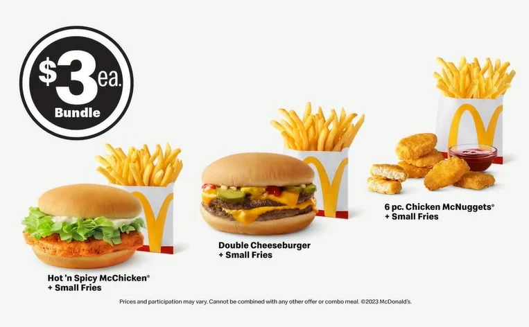 McDonald's Bundle Example 