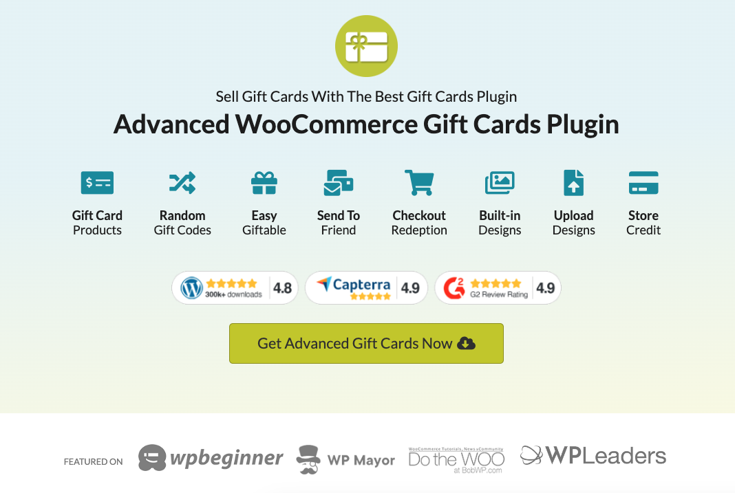 Easily sell digital gift cards with Advanced Gift Cards