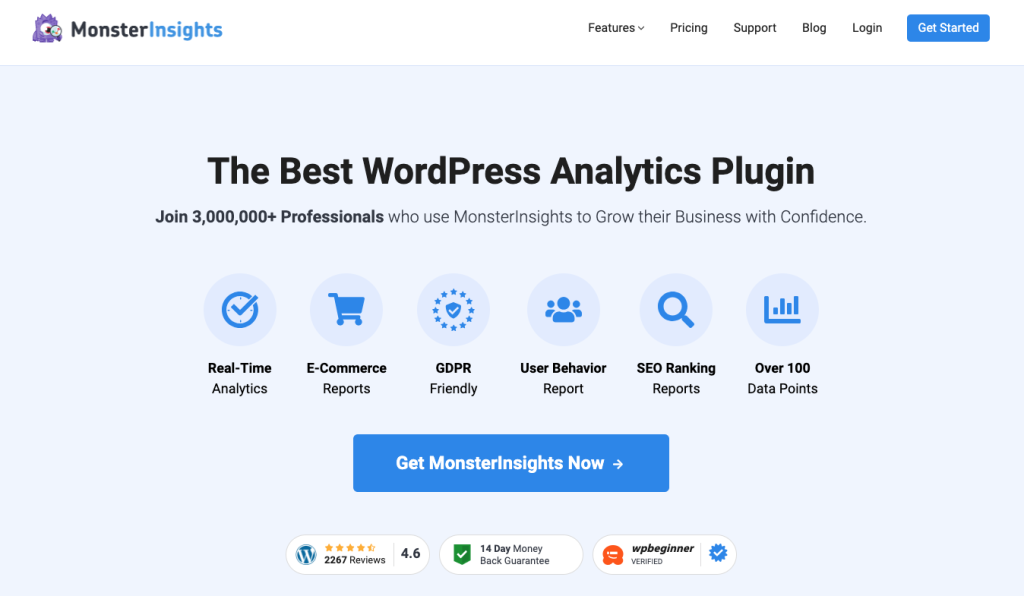 #1 Google Analytics Plugin for WordPress