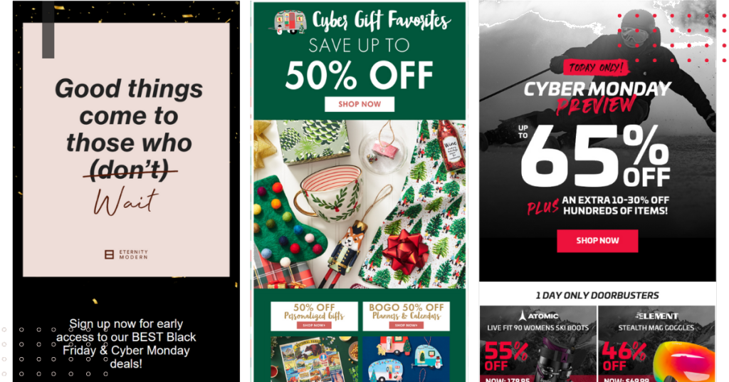 Promotional email examples