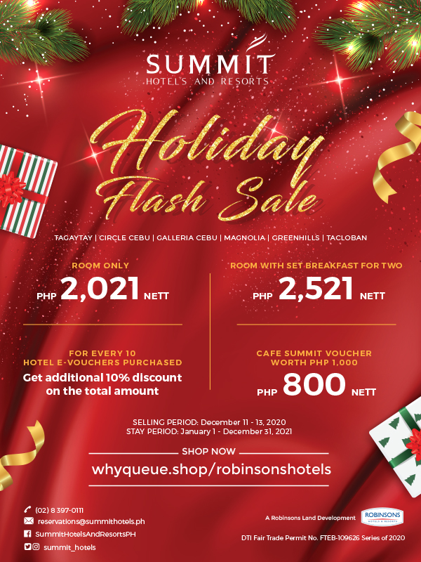 Holiday sale example