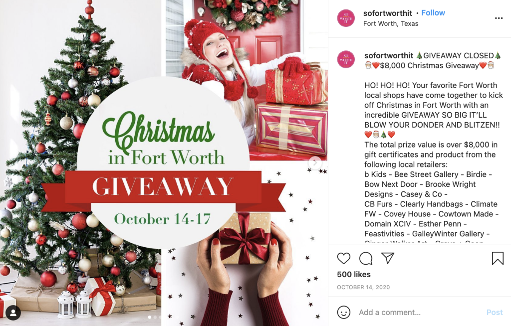 So Fort Worth It Christmas giveaway