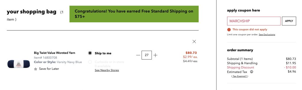 Coupon stacking example for WooCommerce